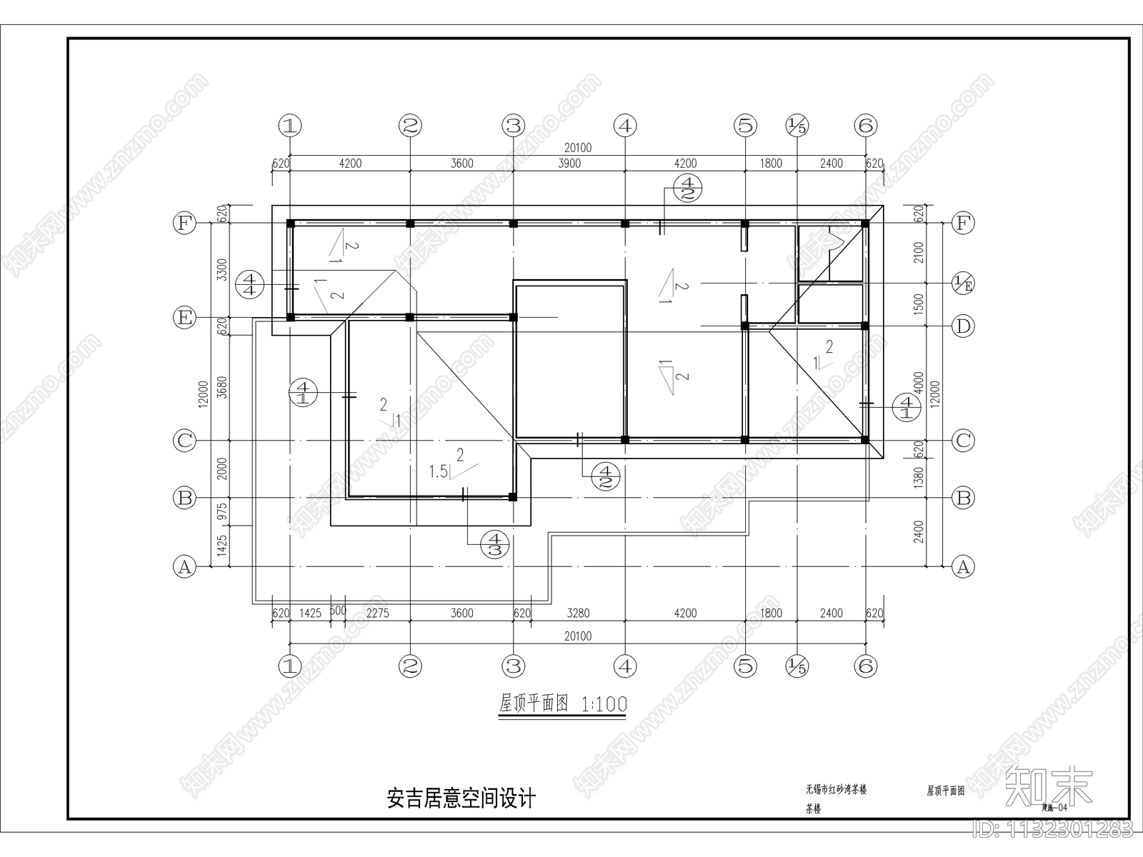 沿水茶楼建筑cad施工图下载【ID:1132301283】