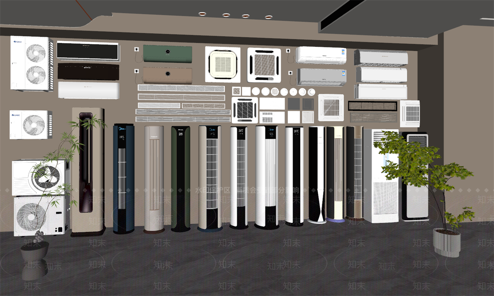 空调SU模型下载【ID:1132304051】