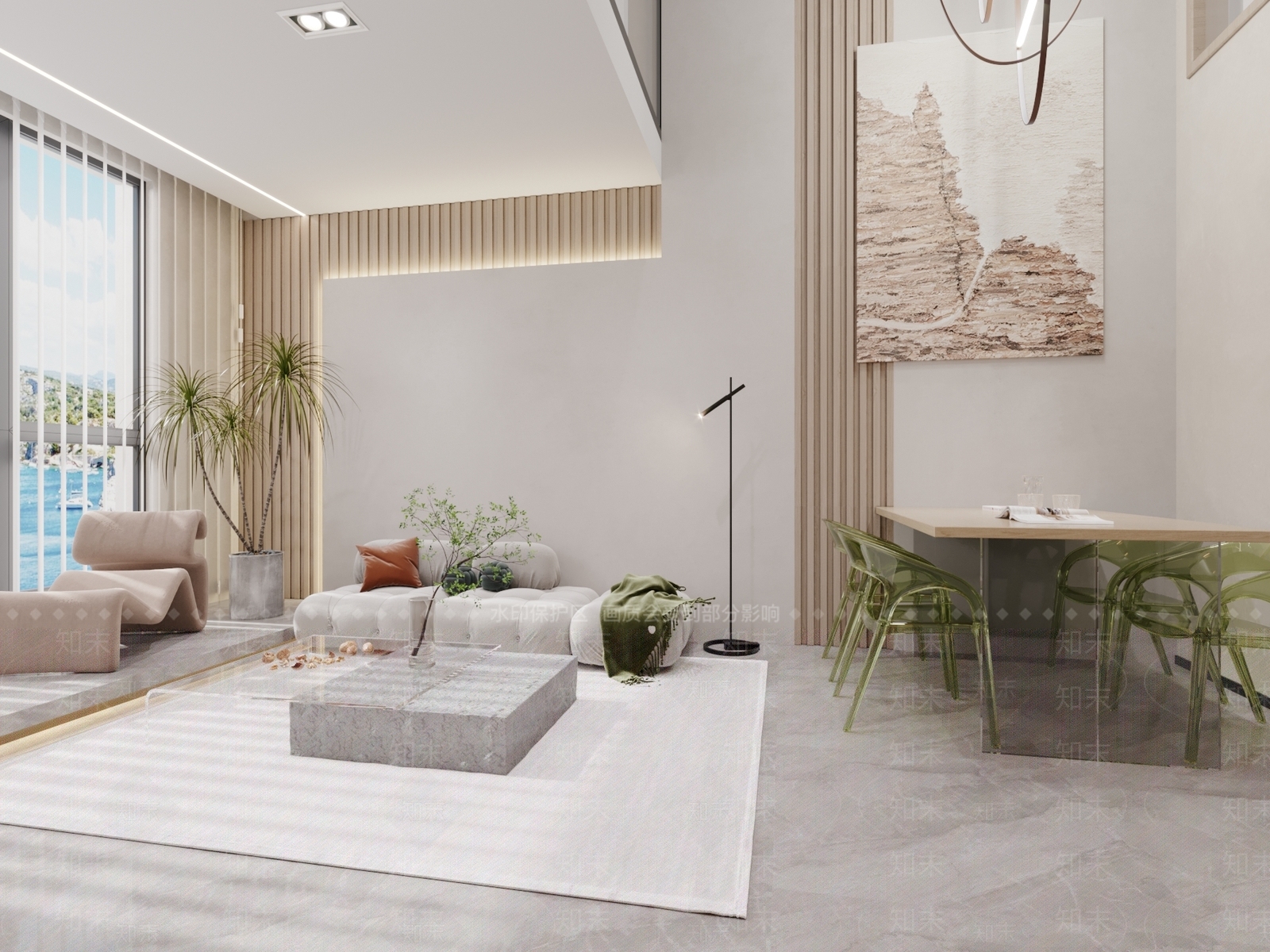 现代单身公寓3D模型下载【ID:1132322583】