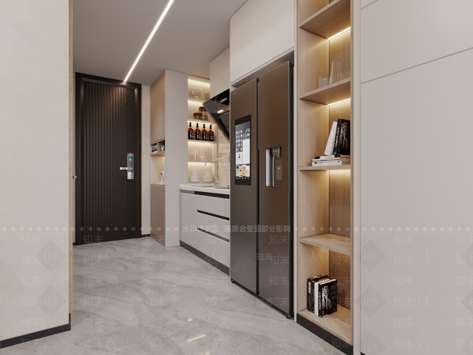 现代单身公寓3D模型下载【ID:1132322583】