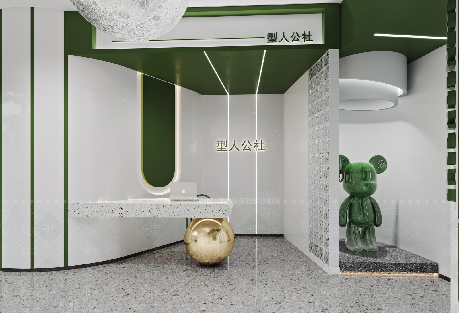 现代理发店面3D模型下载【ID:1132334140】