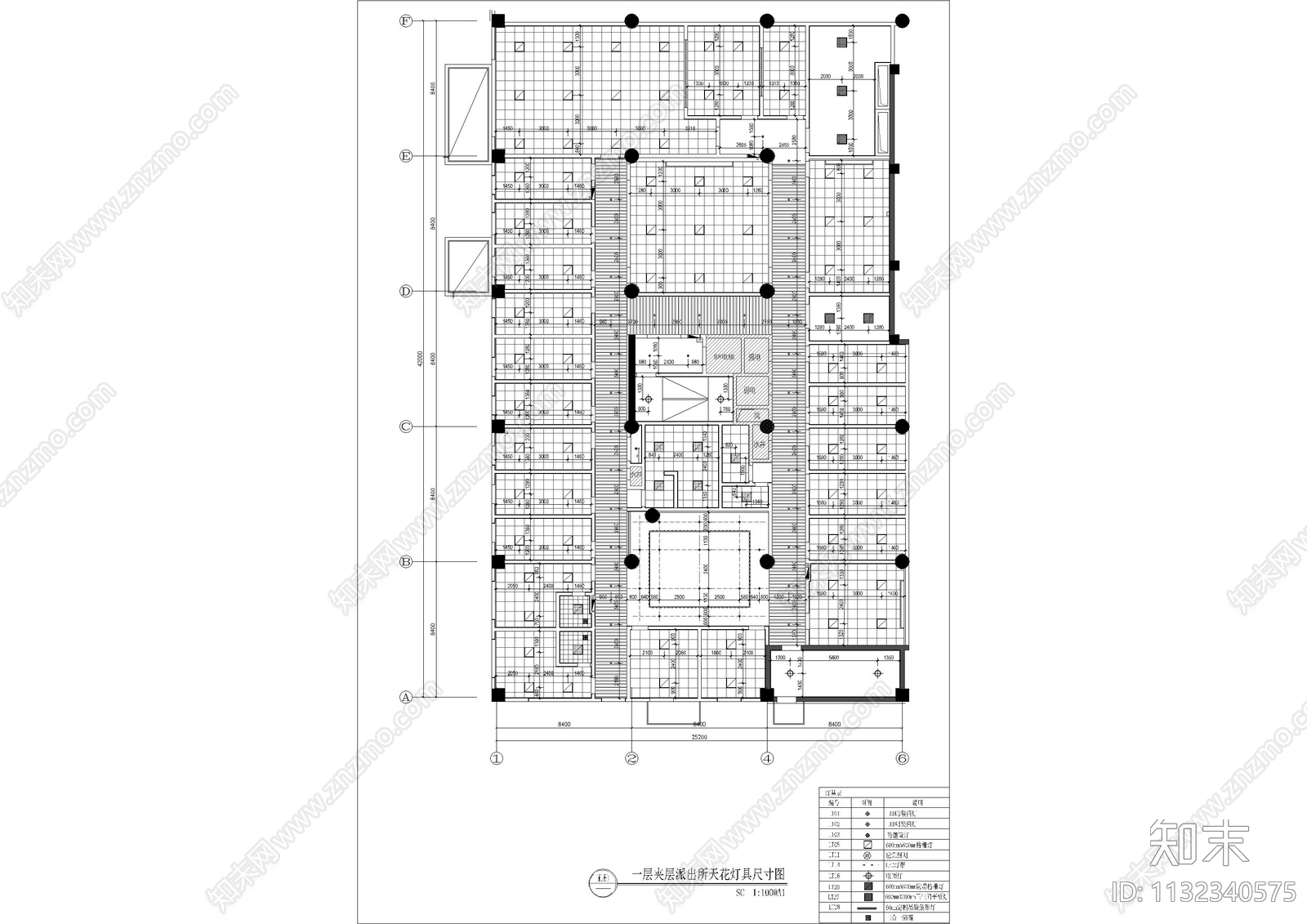 两层派出所全套cad施工图下载【ID:1132340575】