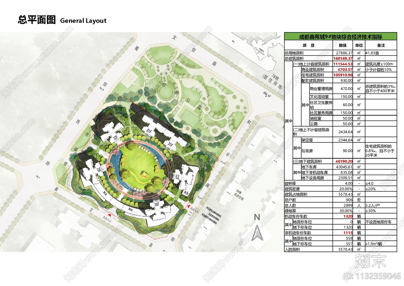 成都鑫苑城9地块规划建筑方案文本下载【ID:1132359046】