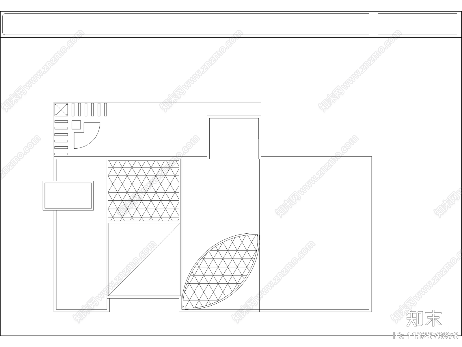 中学图书馆科技楼建筑cad施工图下载【ID:1132370978】