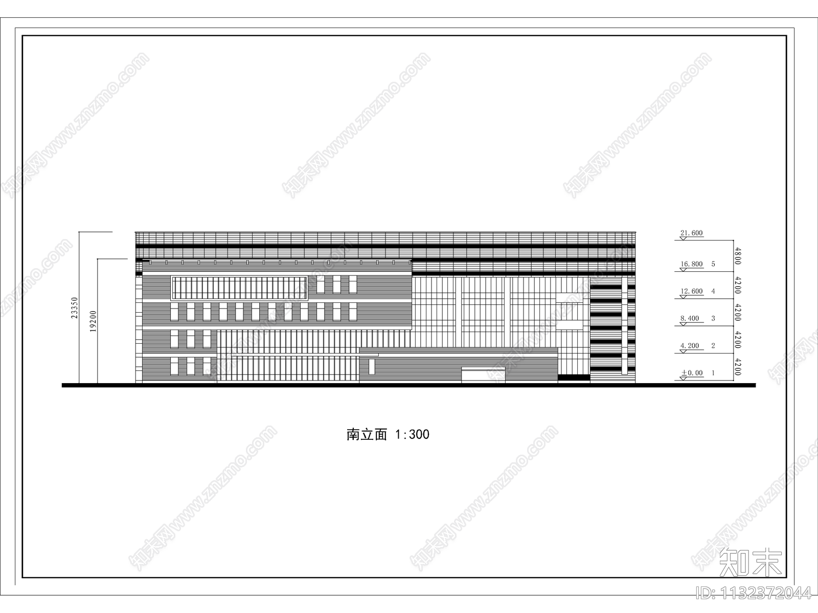 图书馆建筑cad施工图下载【ID:1132372044】