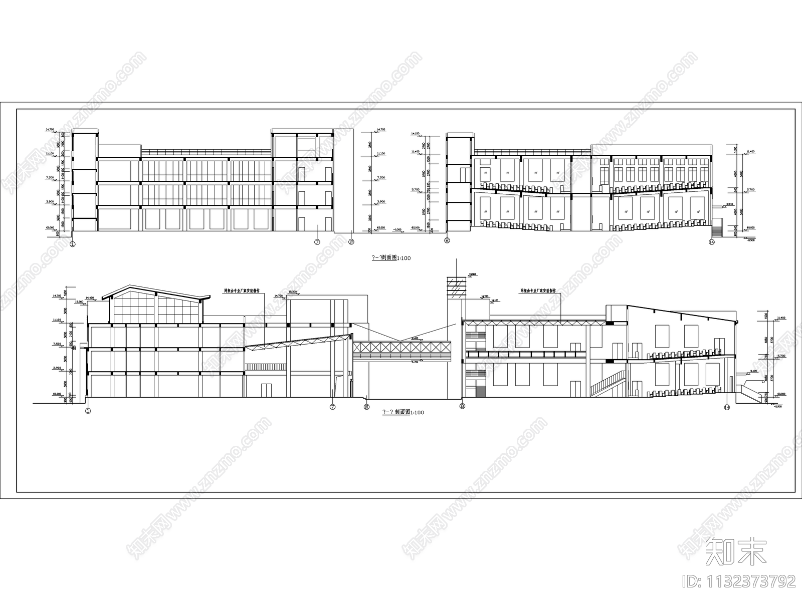 艺术学院图书馆阶梯教室综合楼建筑施工图下载【ID:1132373792】