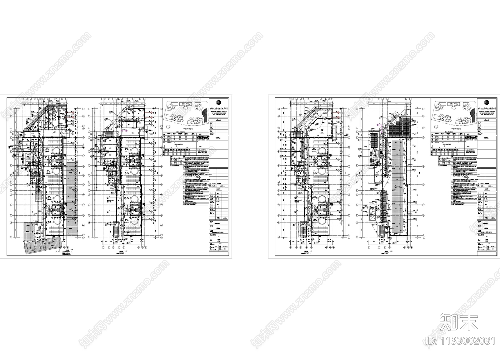 幼儿园建筑cad施工图下载【ID:1133002031】