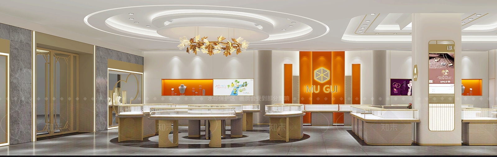 现代珠宝店3D模型下载【ID:1132388116】