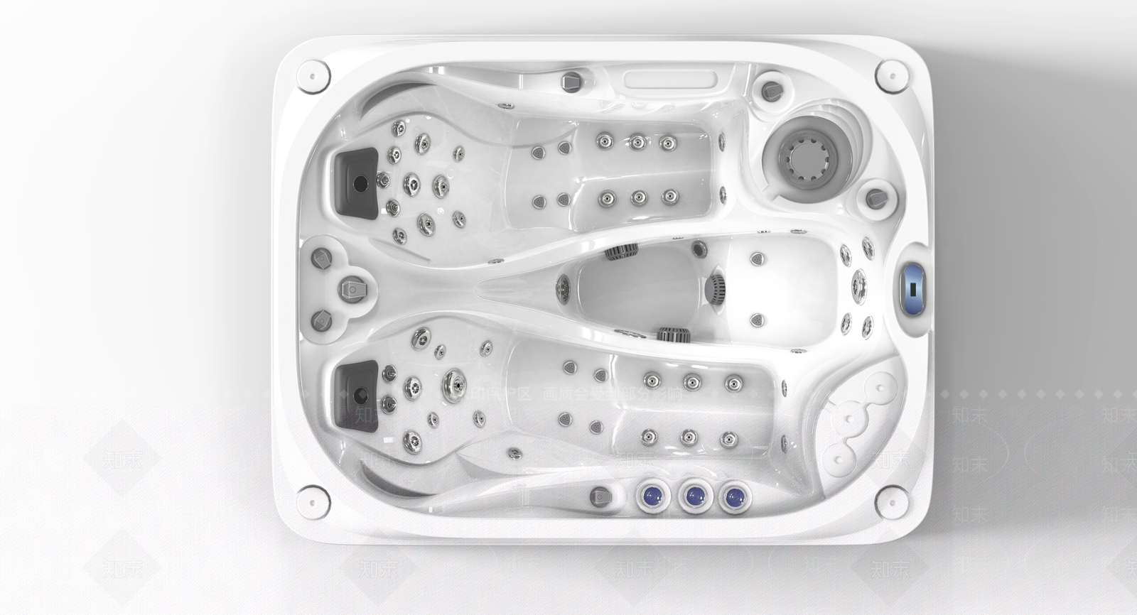 按摩浴缸SU模型下载【ID:1132390561】