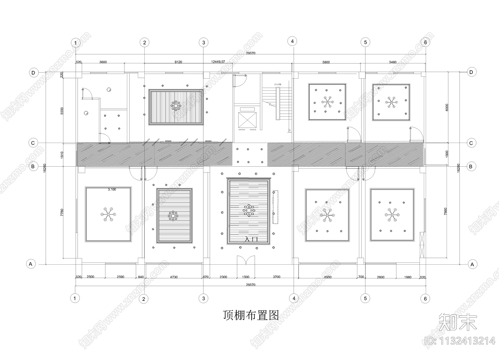 办公室cad施工图下载【ID:1132413214】