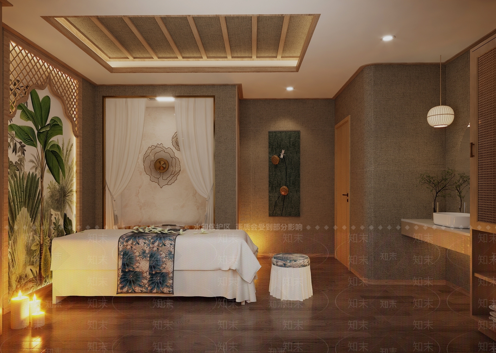 东南亚美容间3D模型下载【ID:1132428210】