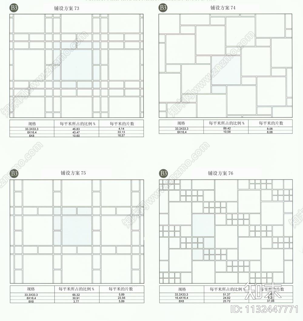 5000款园林道路填充施工图下载【ID:1132447771】