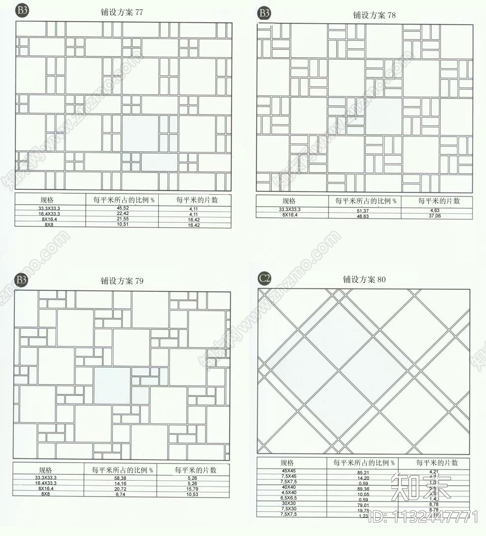 5000款园林道路填充施工图下载【ID:1132447771】