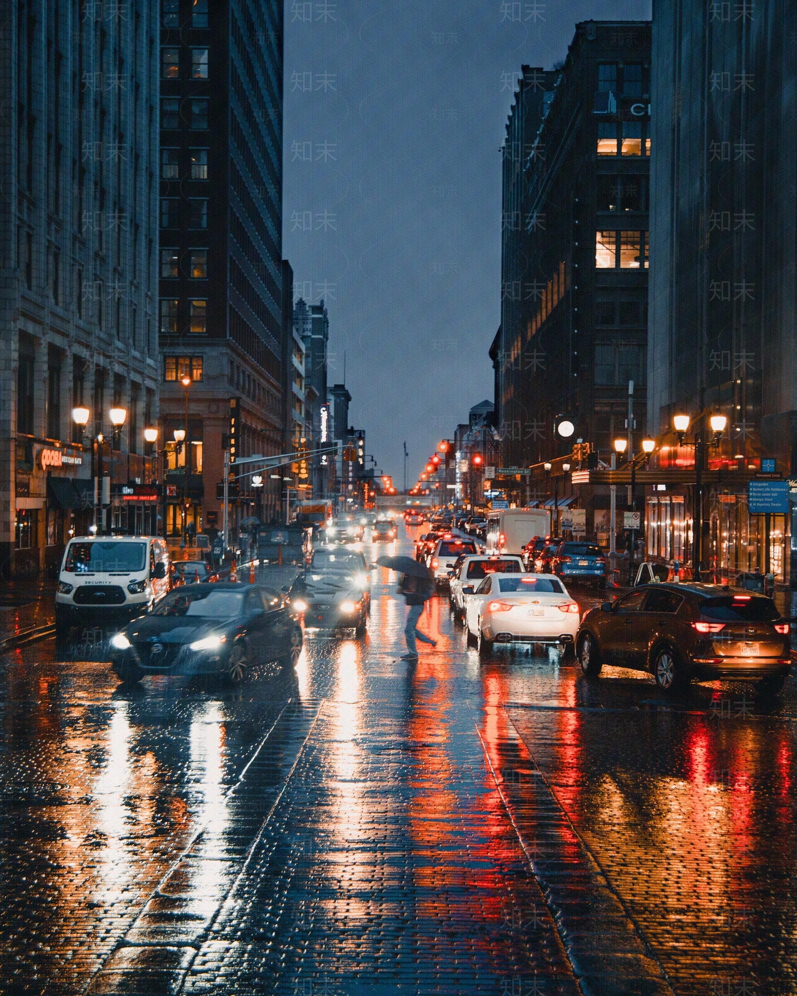 街道外景高清贴图材质