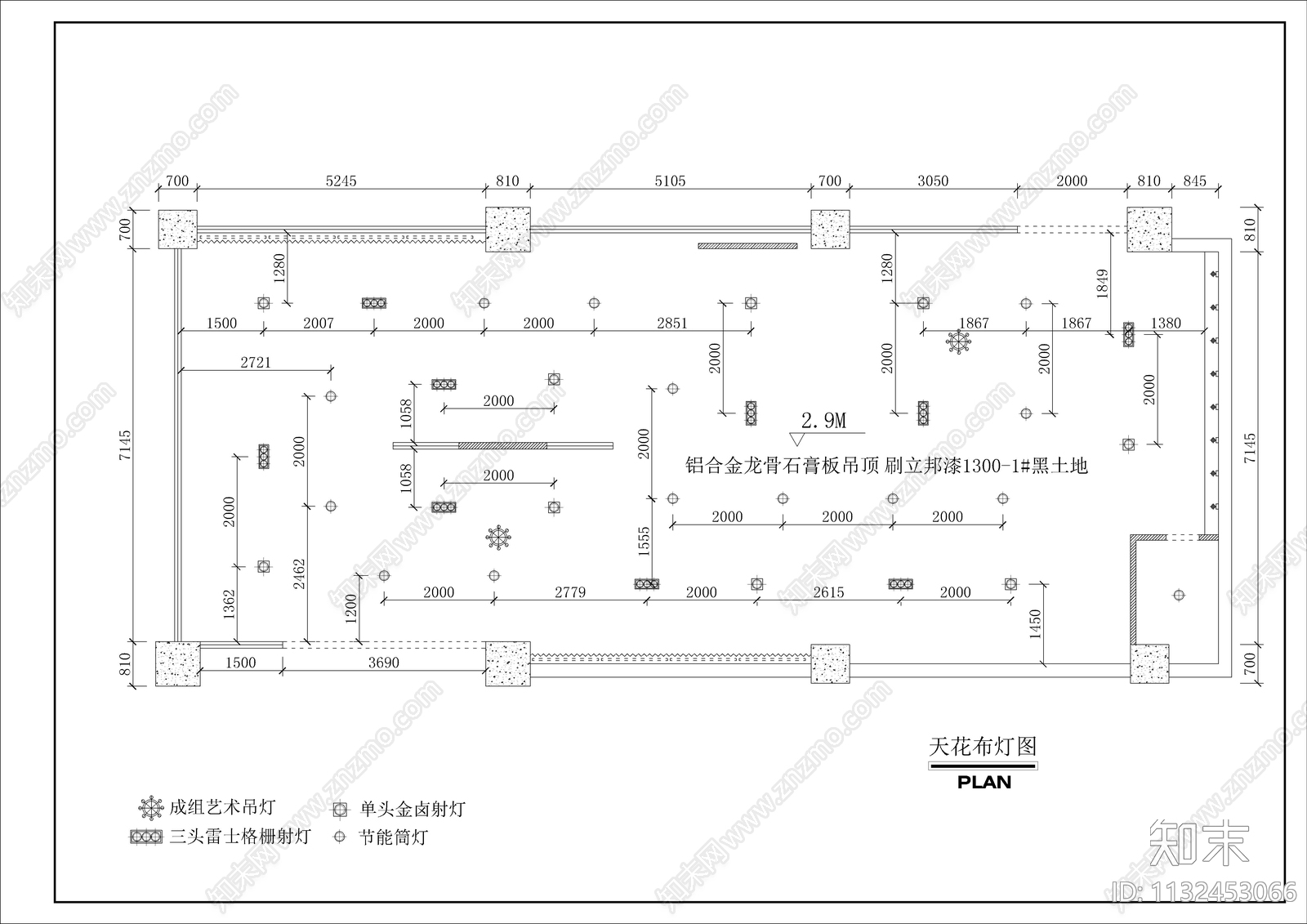 家具专卖店展厅全套cad施工图下载【ID:1132453066】