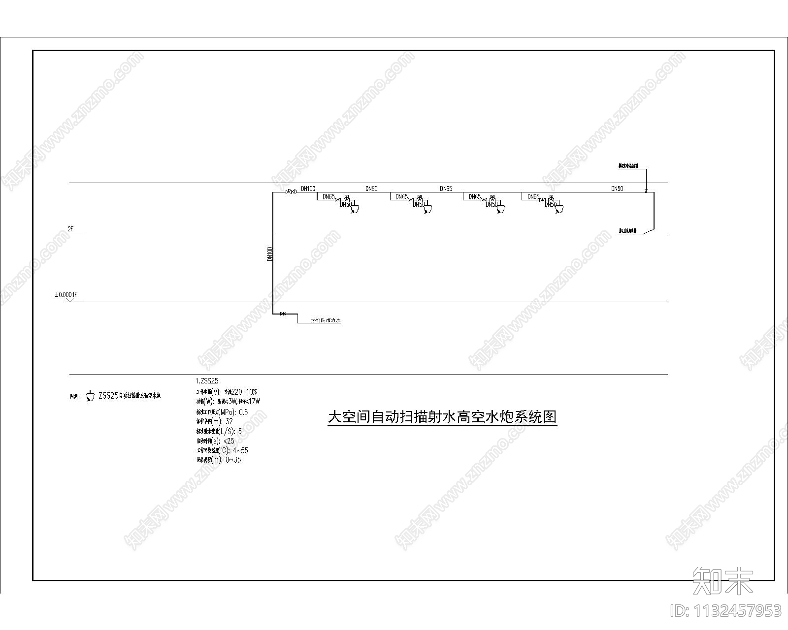 酒吧暖通给排水cad施工图下载【ID:1132457953】