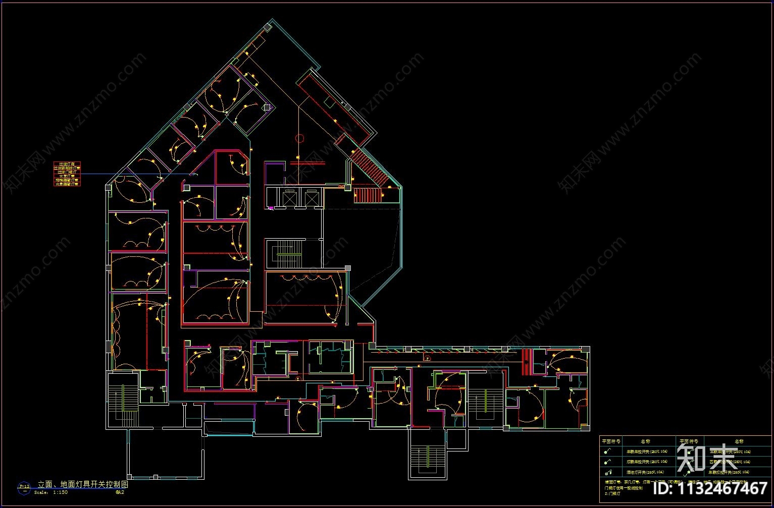 足浴会所全套cad施工图下载【ID:1132467467】