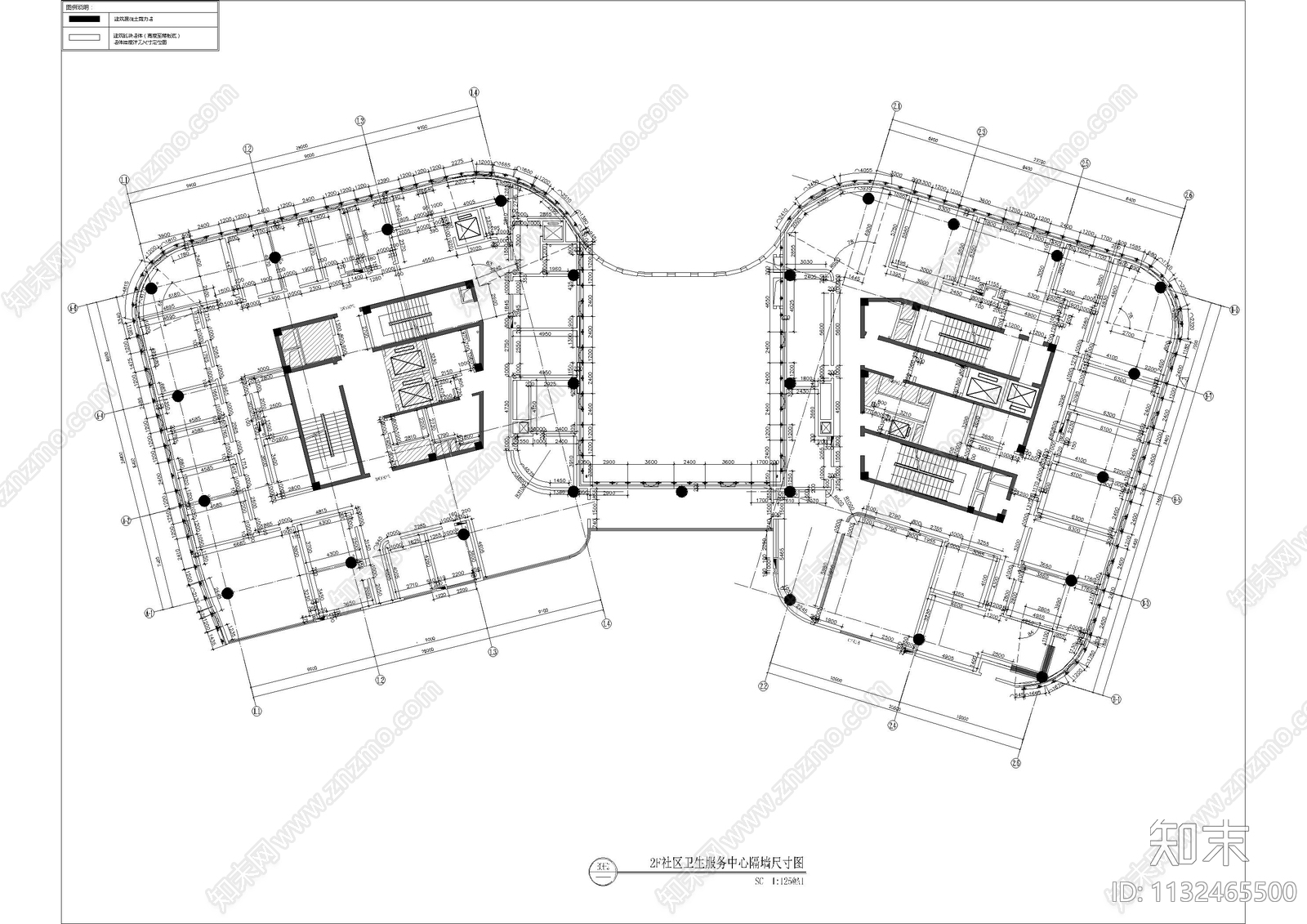 医院诊室及办公全套cad施工图下载【ID:1132465500】