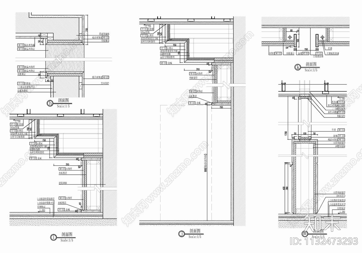 度假酒店室内cad施工图下载【ID:1132473293】