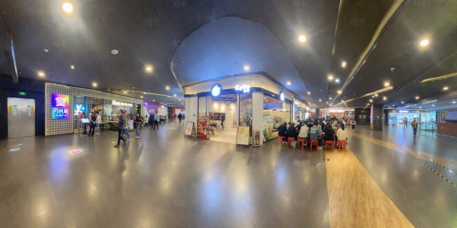 现代室内商场商业街店铺全景HDR贴图下载【ID:1132491827】