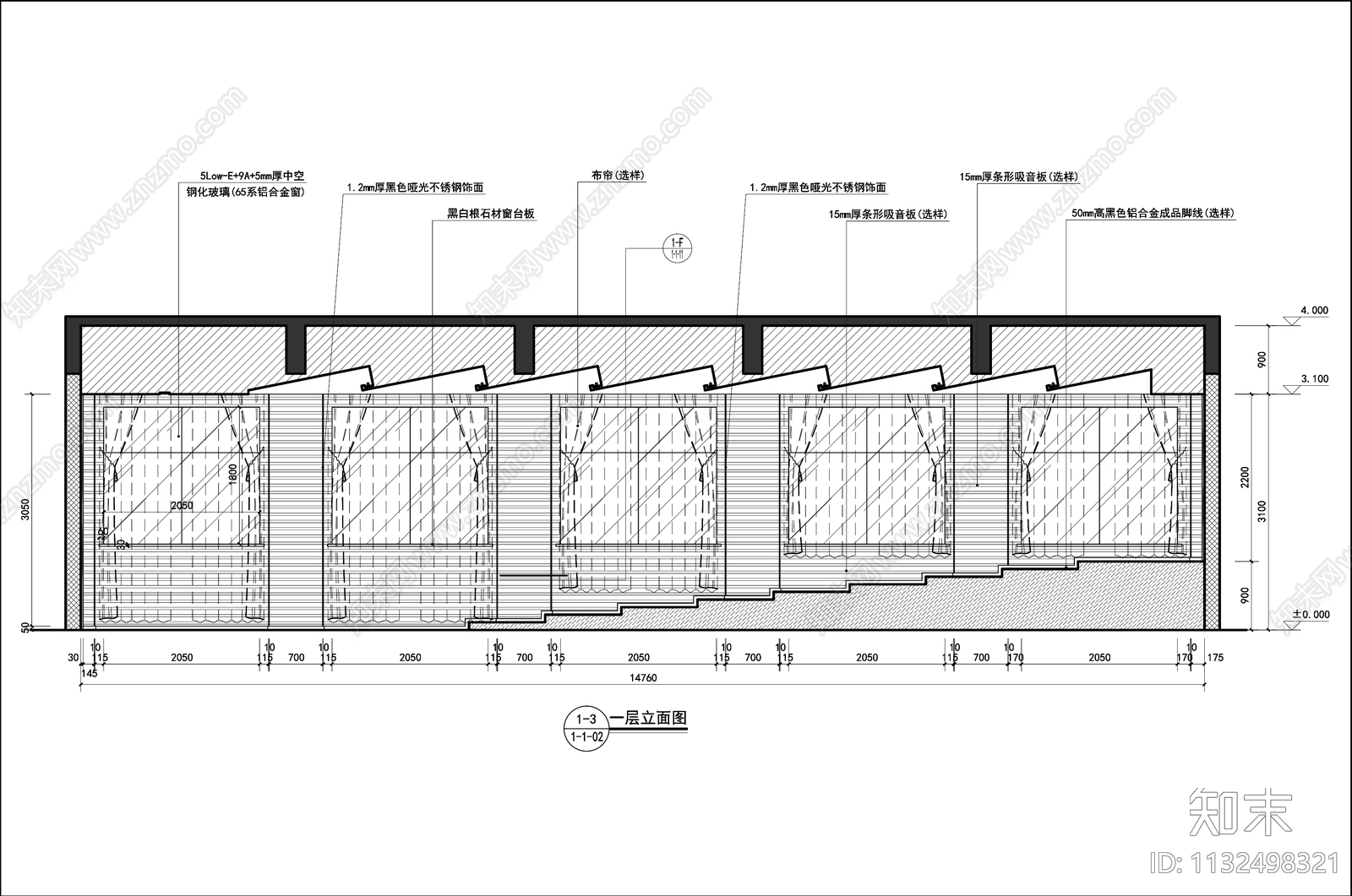 阶梯教室报告厅效果图cad施工图下载【ID:1132498321】