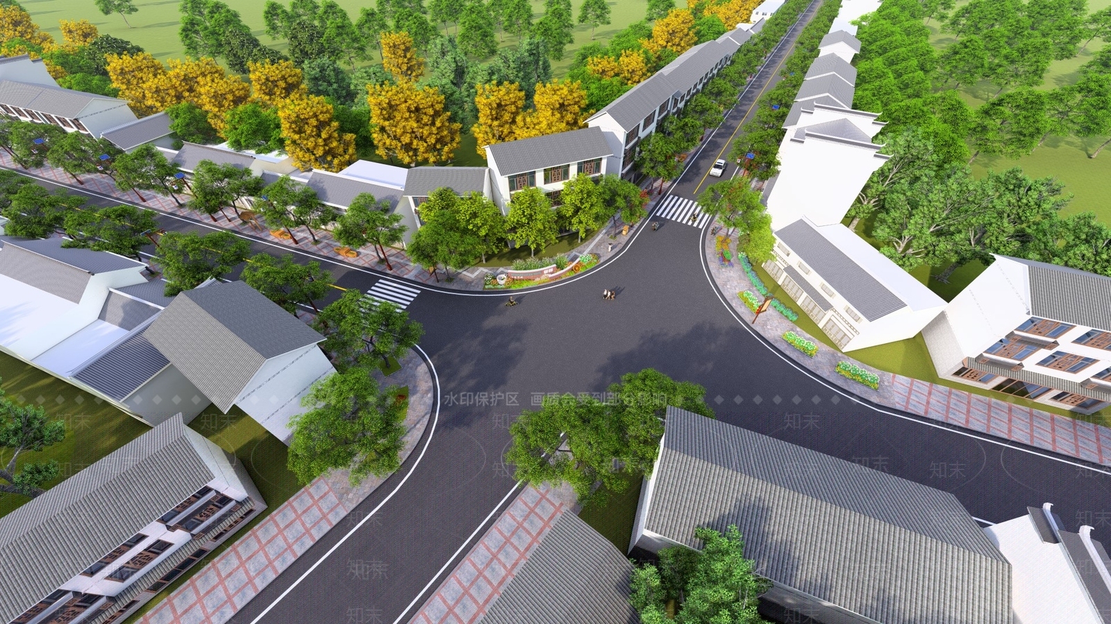 现代道路SU模型下载【ID:1132498370】