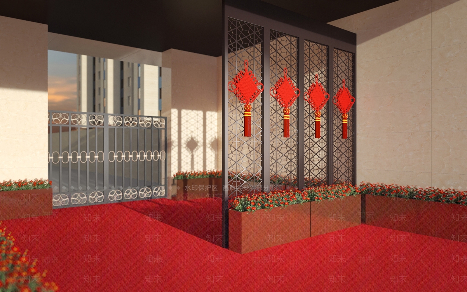 现代花箱3D模型下载【ID:1132508646】
