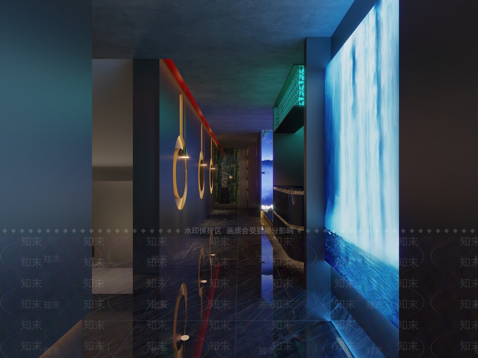 新中式洗浴中心3D模型下载【ID:1132543105】