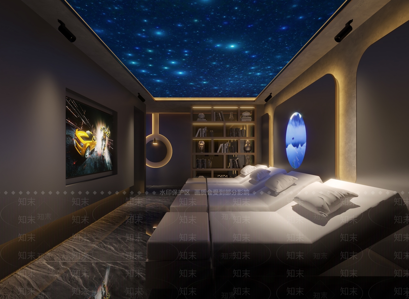 新中式洗浴中心3D模型下载【ID:1132543105】