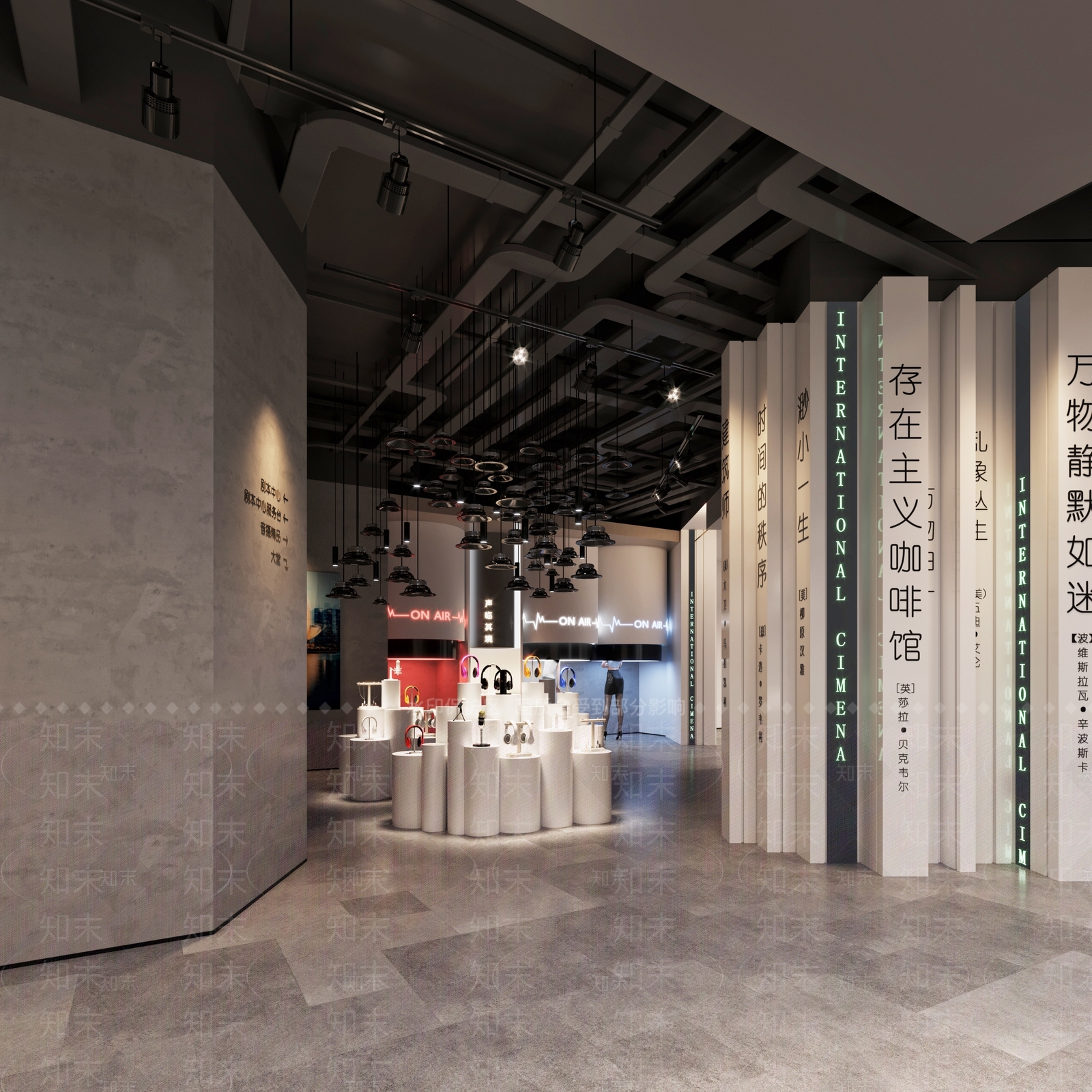 现代书店3D模型下载【ID:1132546710】