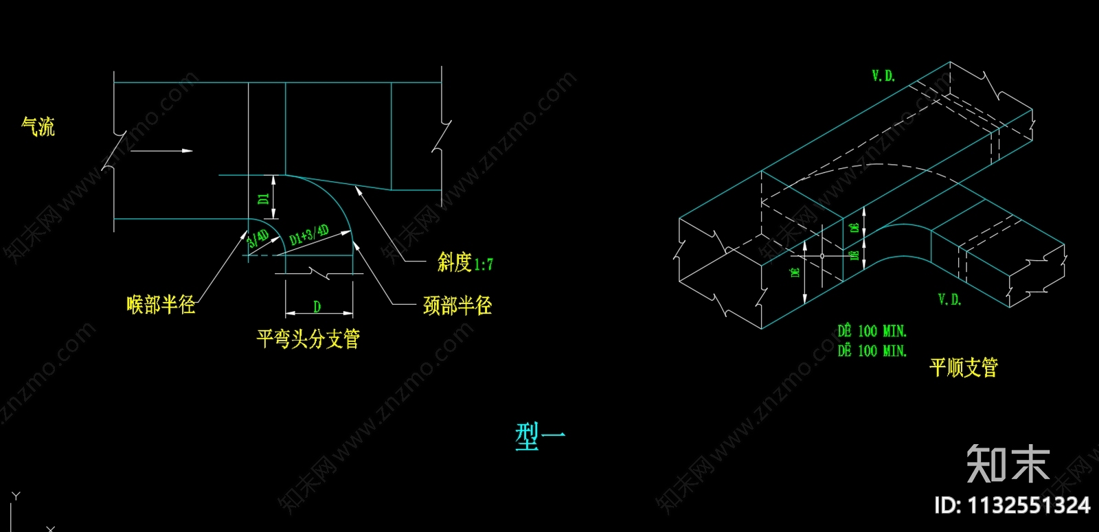 暖通常用详细大样cad施工图下载【ID:1132551324】