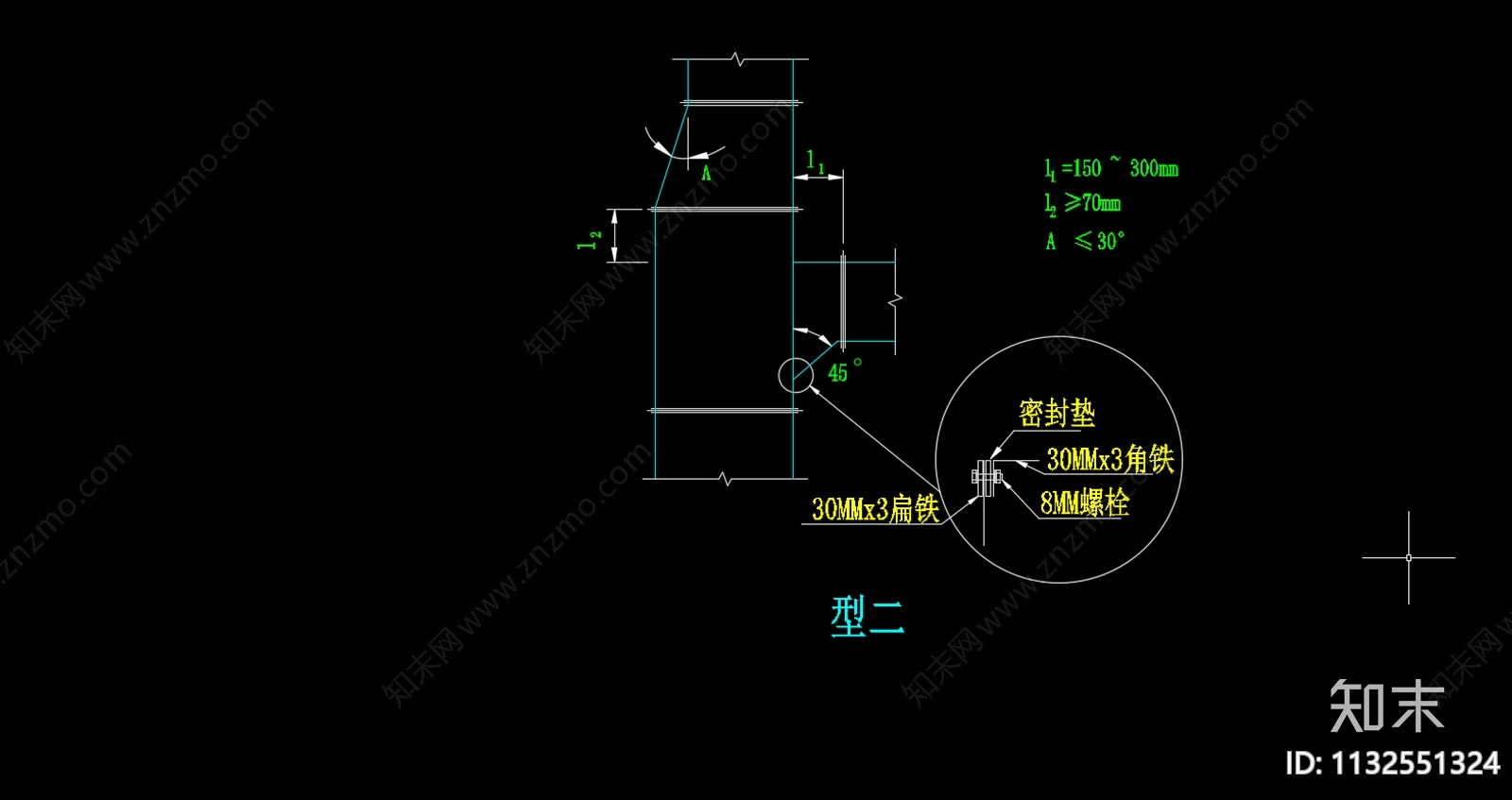 暖通常用详细大样cad施工图下载【ID:1132551324】