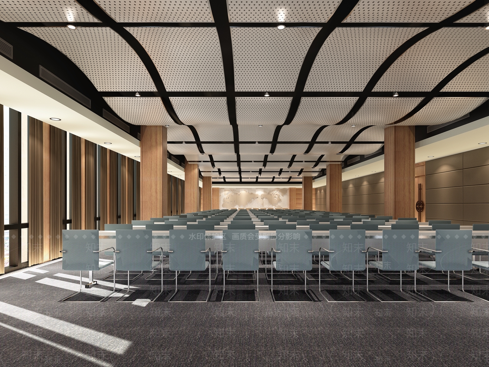 现代报告厅3D模型下载【ID:1132567881】