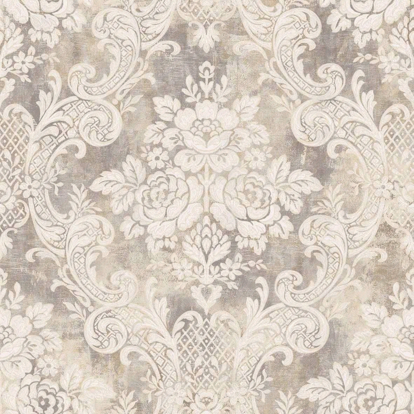 雅琪诺欧式灰紫色调朦胧感大花纹理壁纸贴图下载【ID:1132570492】