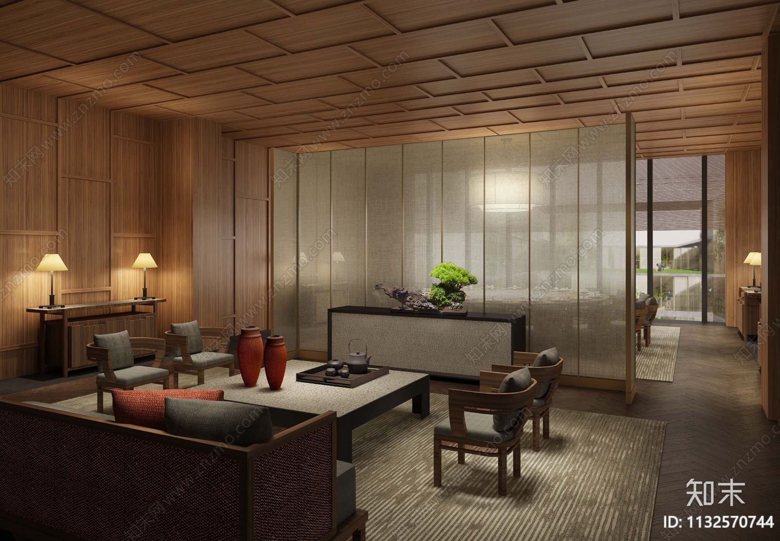 五季金陵酒店会议室cad施工图下载【ID:1132570744】