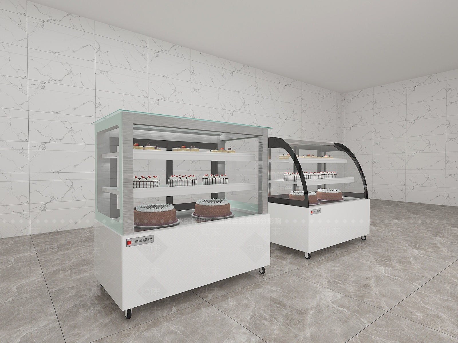 蛋糕展示柜3D模型下载【ID:1132577215】