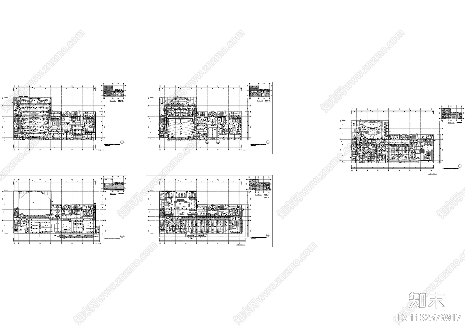 电影院消防cad施工图下载【ID:1132579917】