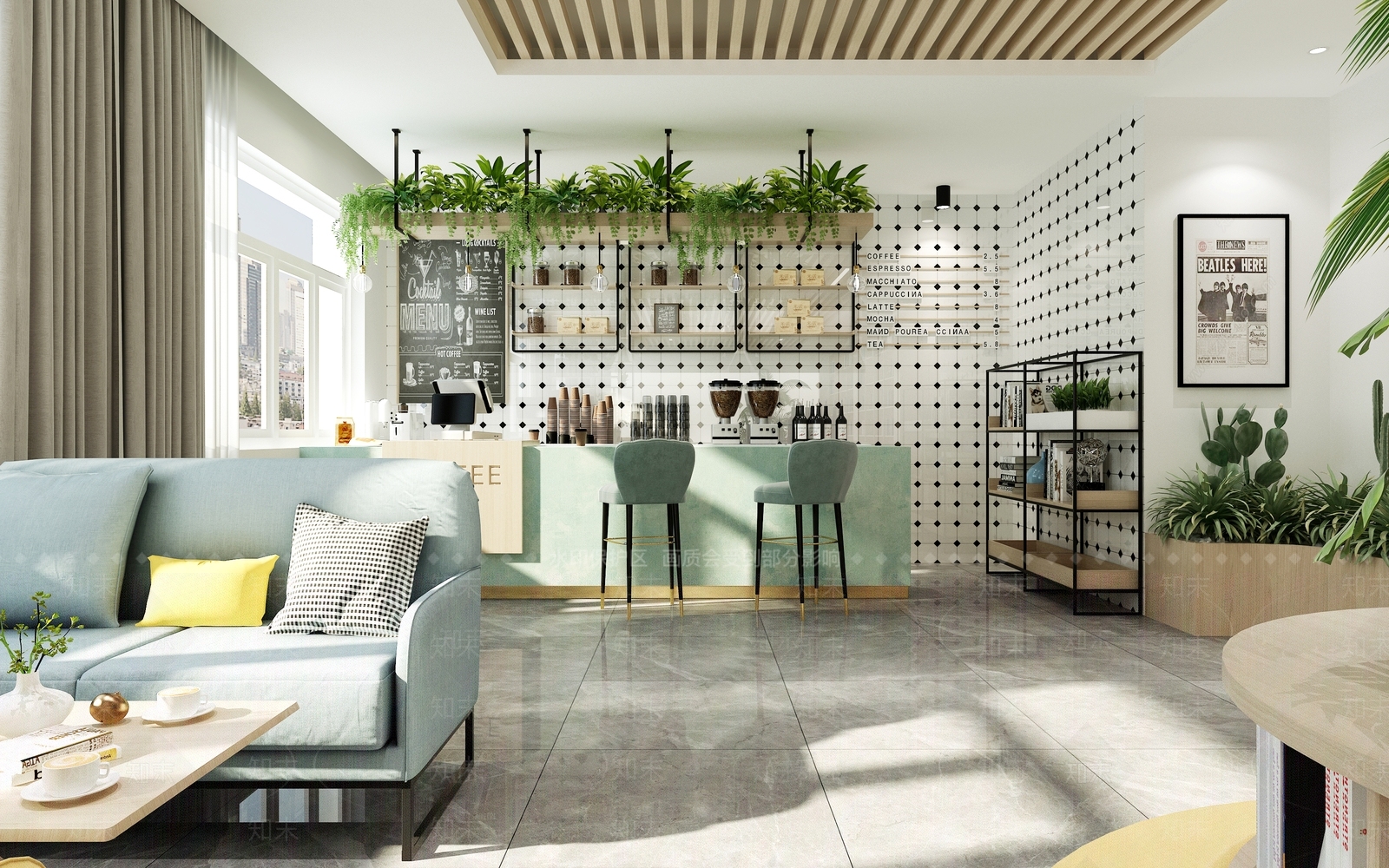 现代书店3D模型下载【ID:1132583665】