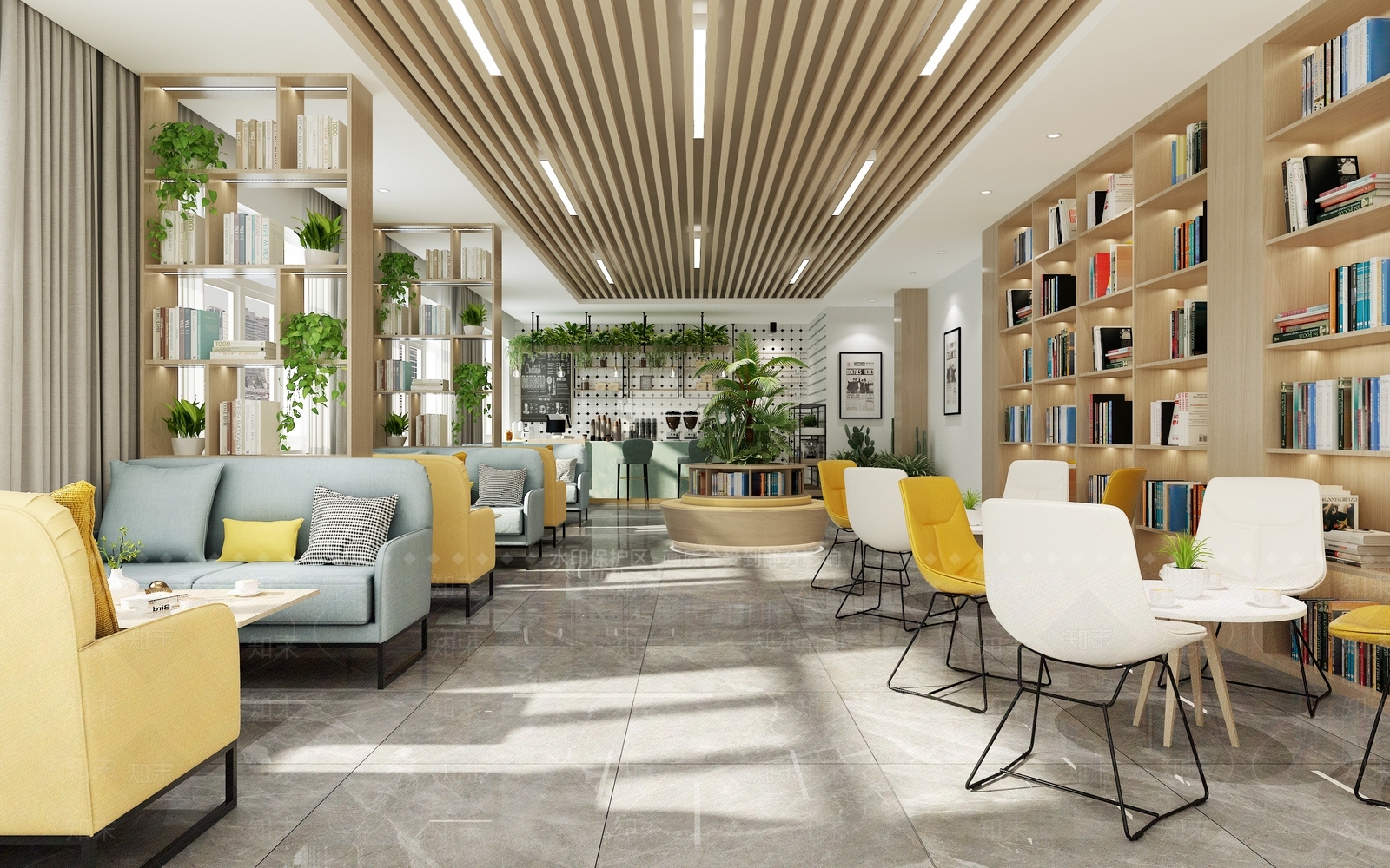 现代书店3D模型下载【ID:1132583665】