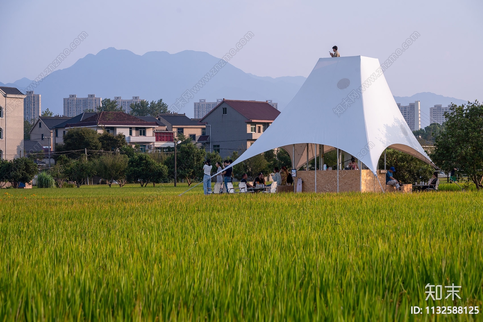 现代乡村公园SU模型下载【ID:1132588125】