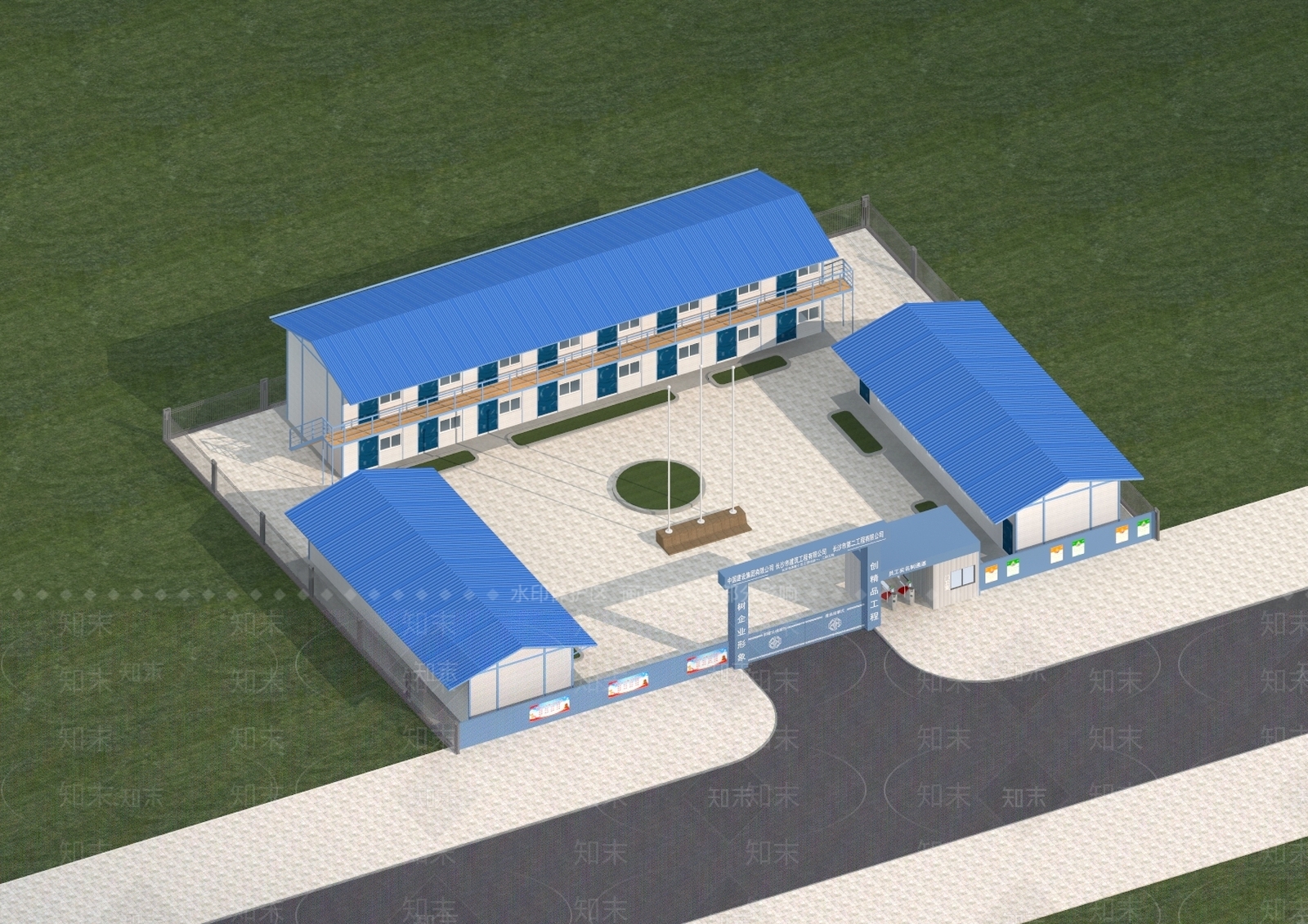 现代厂房3D模型下载【ID:1132589855】