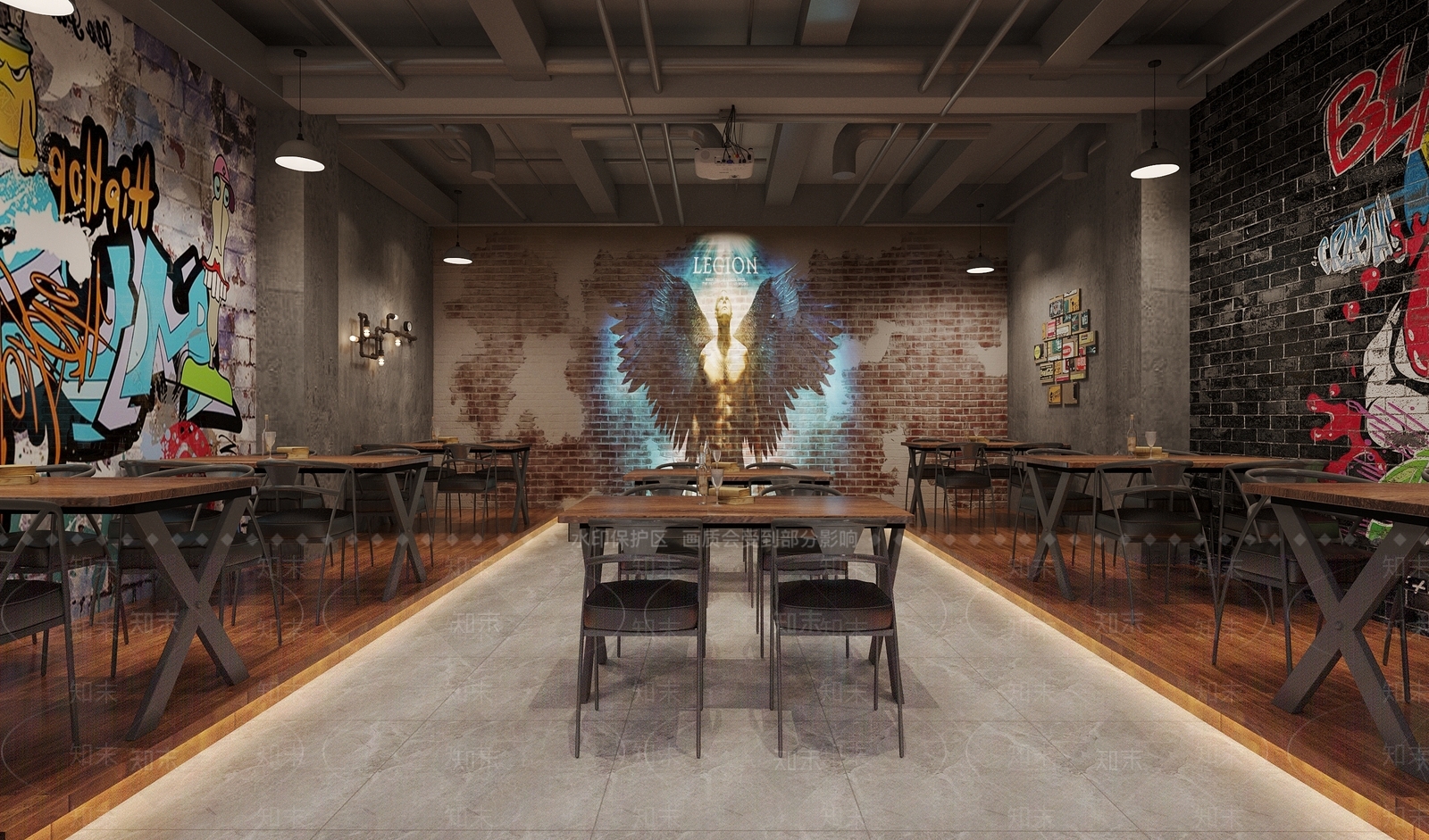 工业风小酒吧3D模型下载【ID:1132604225】