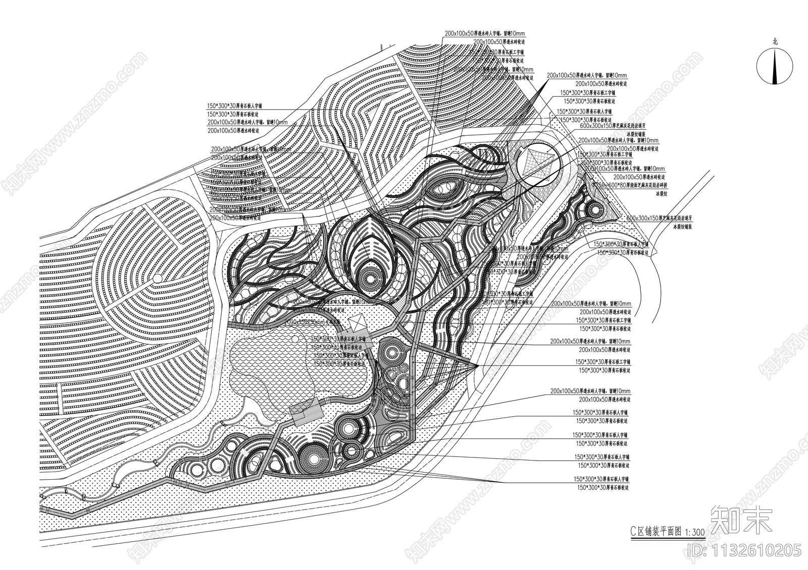 公益性公墓景观施工图下载【ID:1132610205】