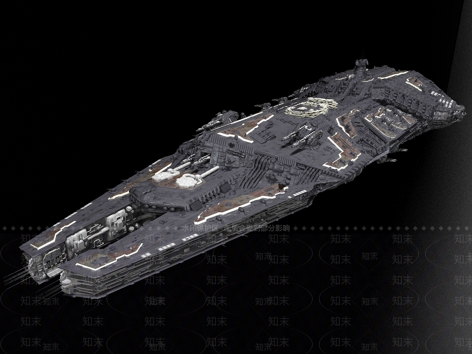 玩具外星战舰3D模型下载【ID:1132617571】