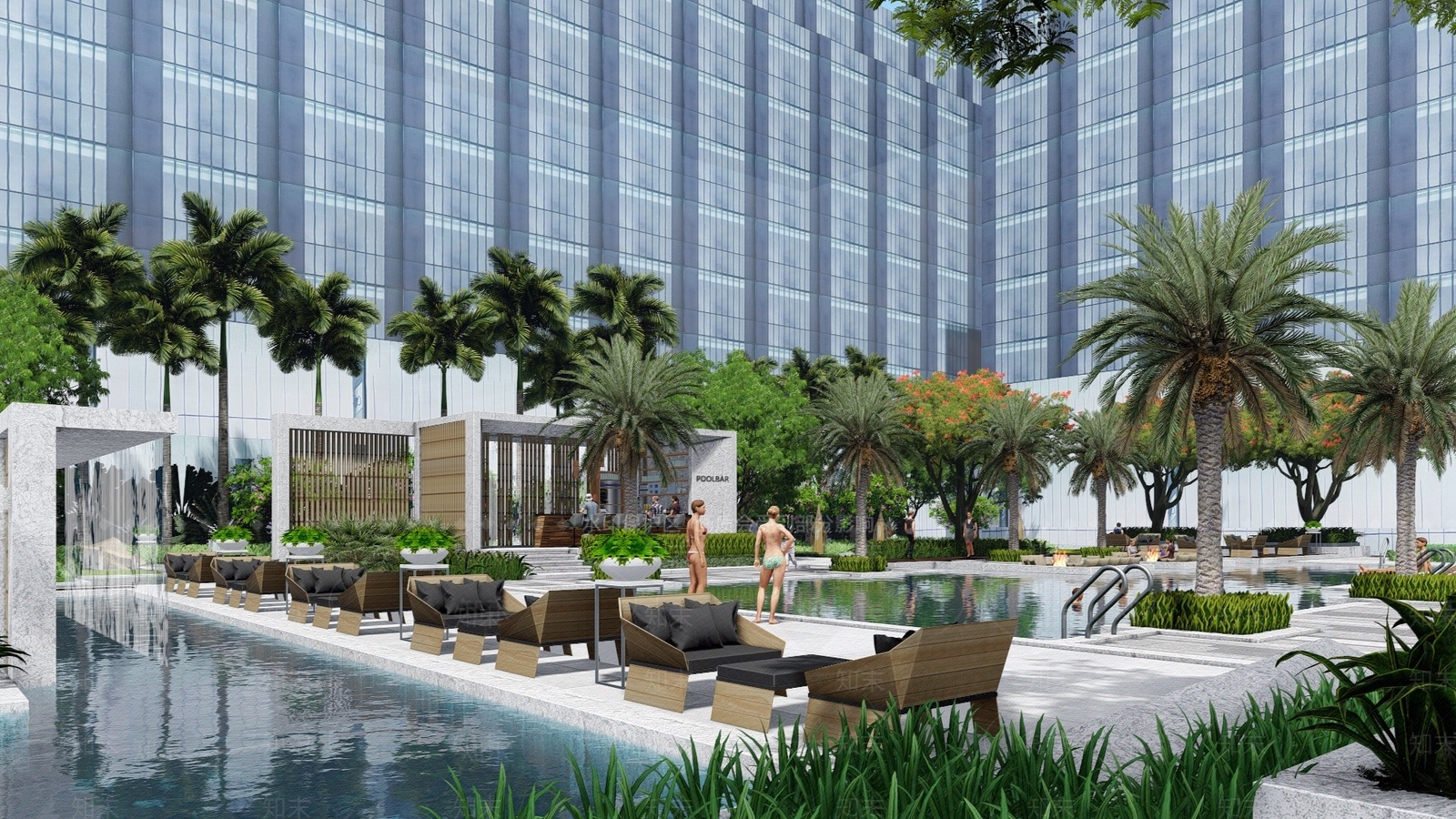 厨房希尔顿酒店商业景观SU模型下载【ID:1132627749】