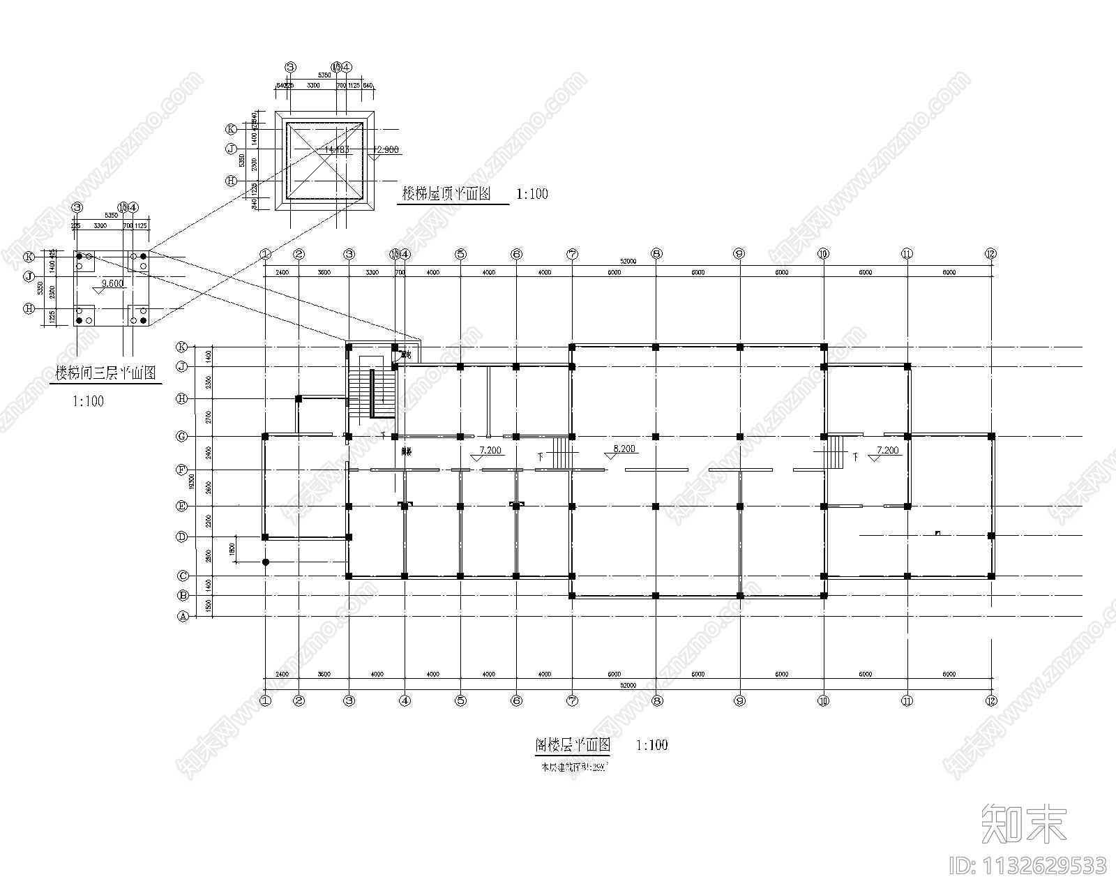 某小区公建会所cad施工图下载【ID:1132629533】