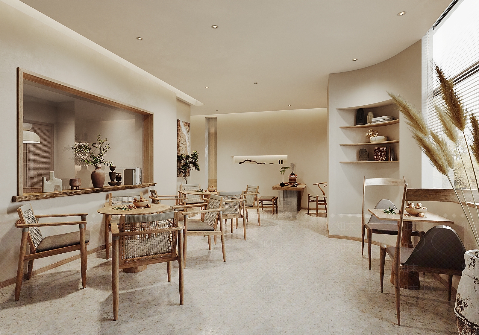 侘寂茶馆3D模型下载【ID:1132643649】