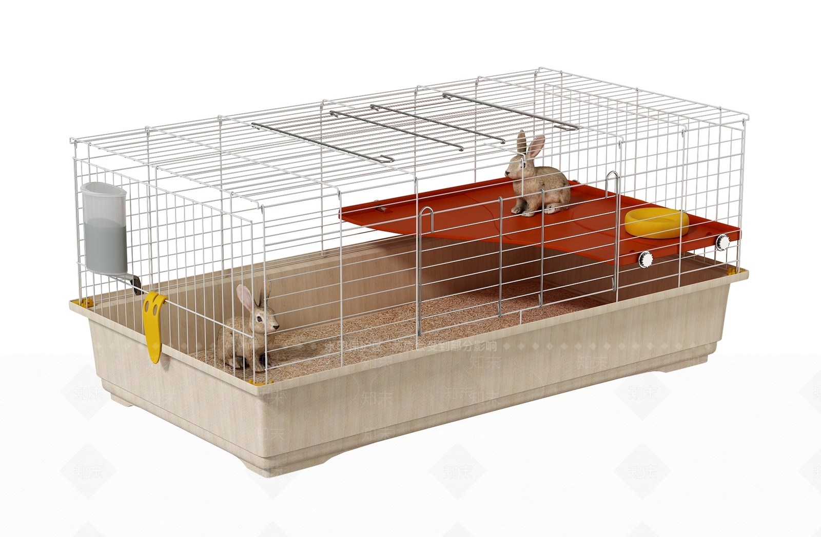 现代宠物笼子3D模型下载【ID:1132668938】