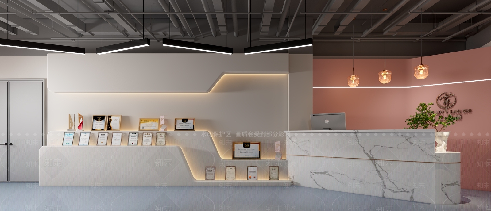 现代休息区3D模型下载【ID:1221669498】