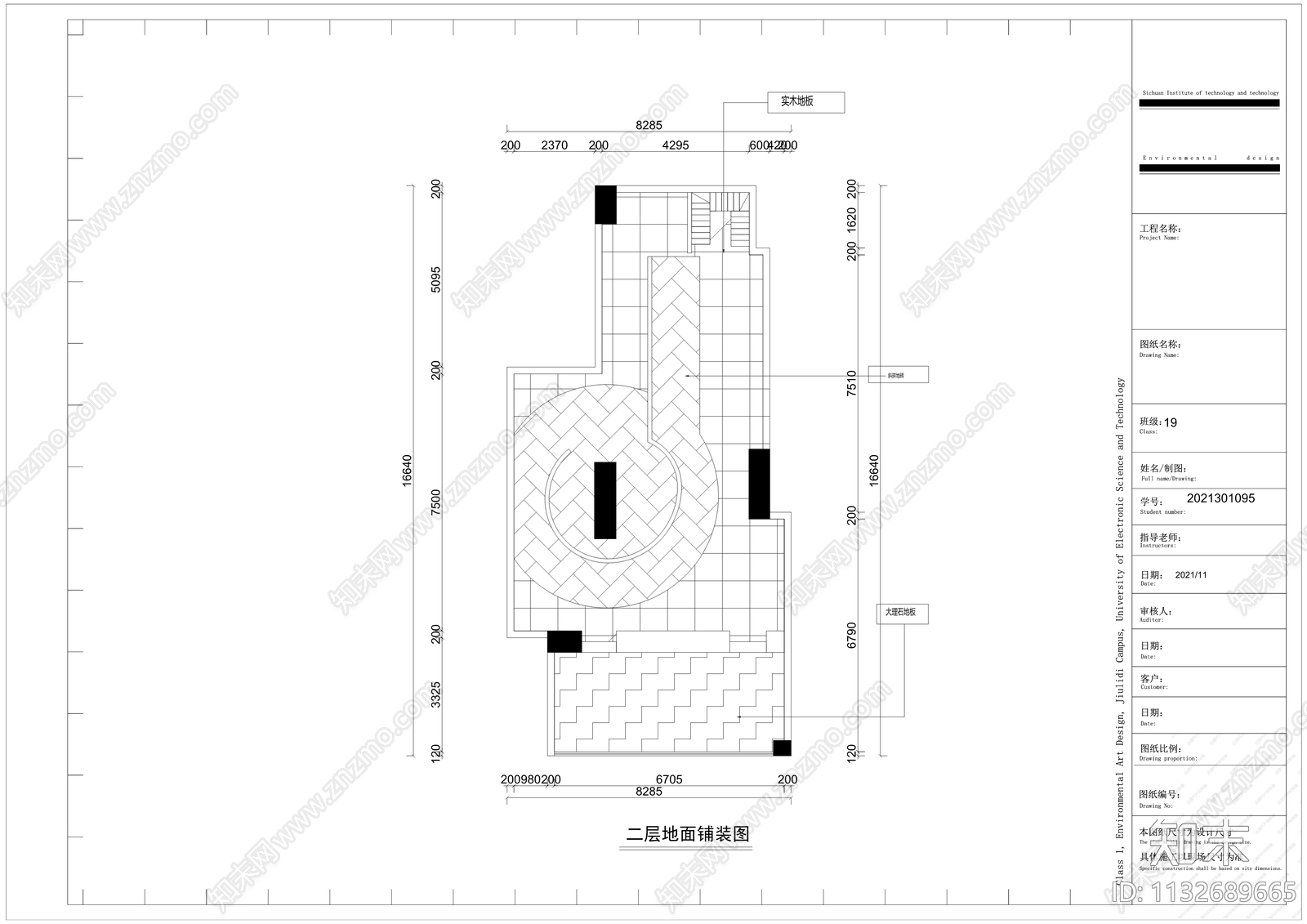 展厅cad施工图下载【ID:1132689665】